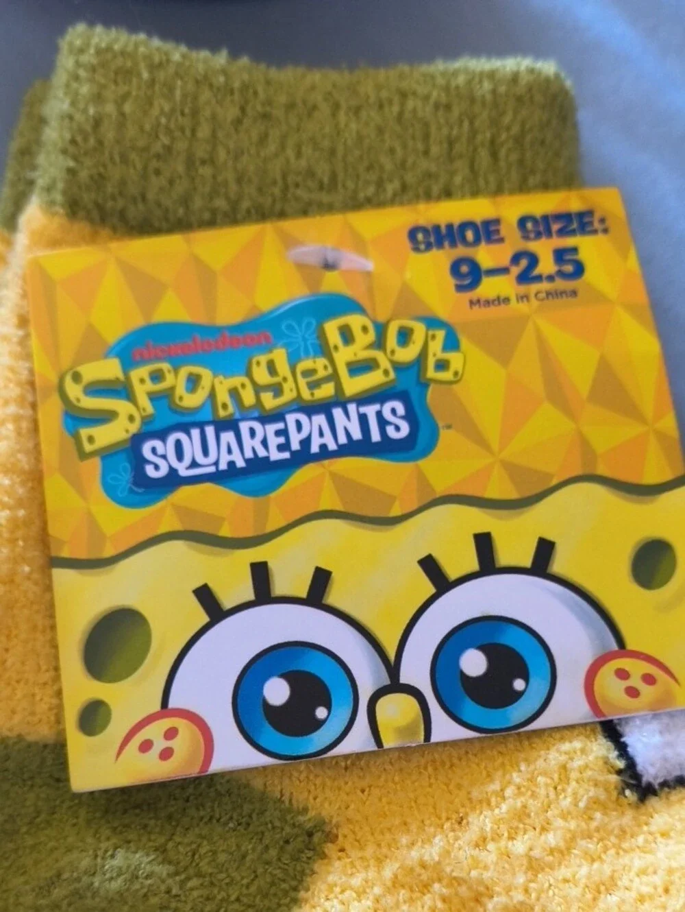 Kids Character Plush Socks Pack - Blue, Yellow, Green, Pink